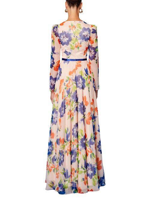 Abito nude in chiffon Carla Ruiz | 5142292